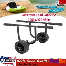 Kayak Canoe Boat Carrier Dolly Trailer Tote Trolley Transport Cart Wheel