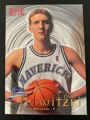 1998-99 Fleer Brilliants Rookie RC 109 Dirk Nowitzki (lesen)