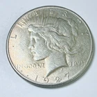 1927 $1 Peace Silver Dollar, 90% SILVER XF EXTRA FINE CONDITION #9443