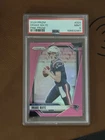 2024 Panini Prizm Pink #329 Drake Maye RC Rookie Mint PSA 9
