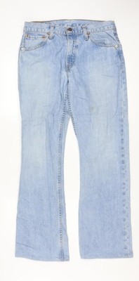 Levi s 507 Herren Jeans blau helle Waschung gerades Bein W32 L31