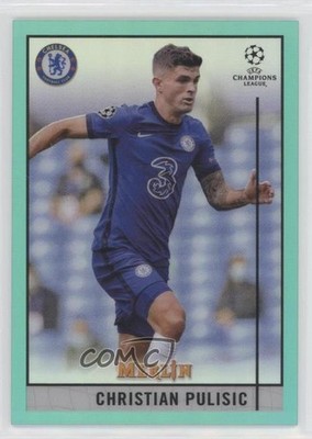 2020 Merlin Collection Chrome UEFA Champions League 18/199 Christian Pulisic uk2