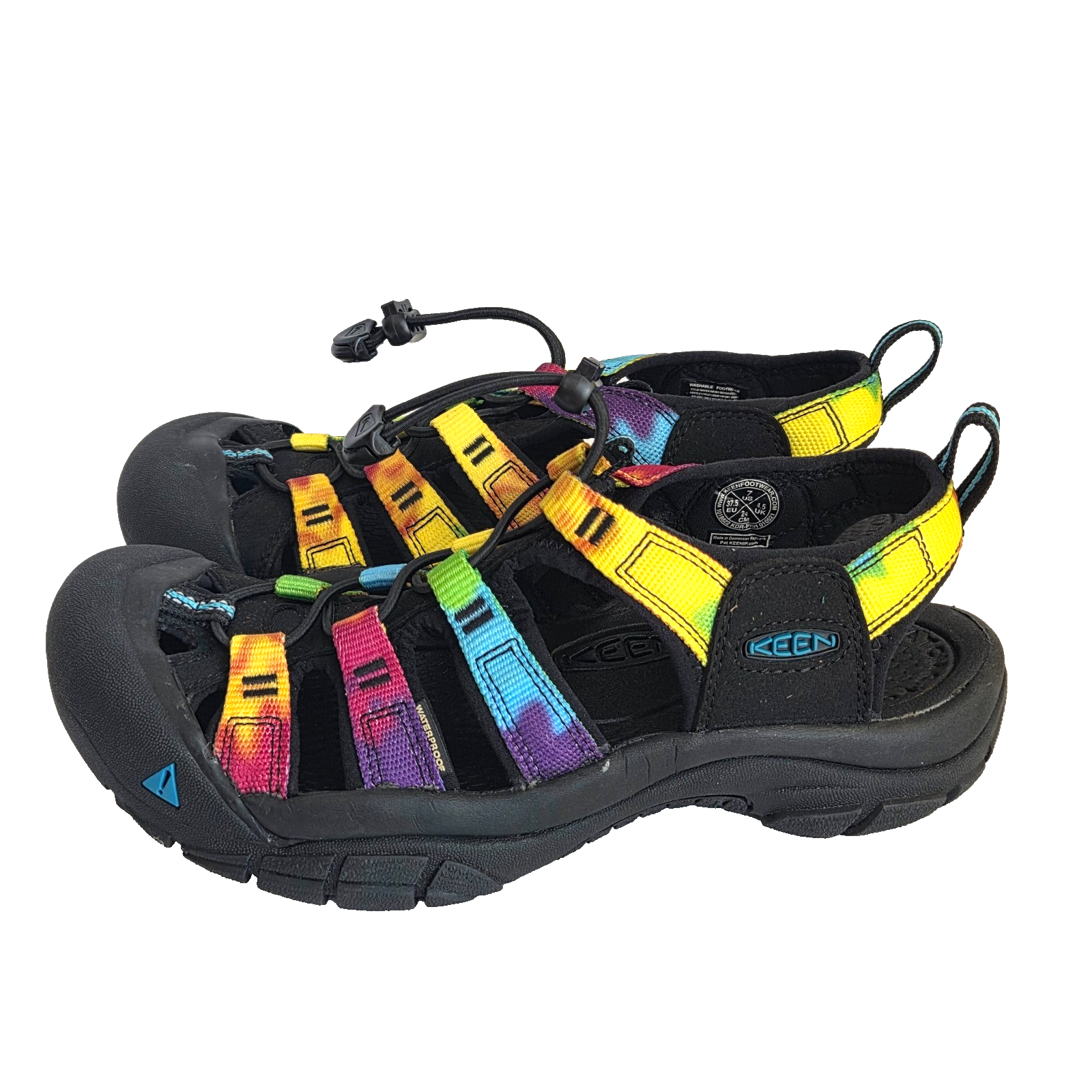 Sandali da donna KEEN Newport H2 6 5 US arcobaleno tie dye sport acquatici escursionismo NUOVI