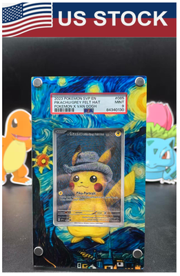 Pokémon Extended Artwork Protective Card Display Case Van Gogh