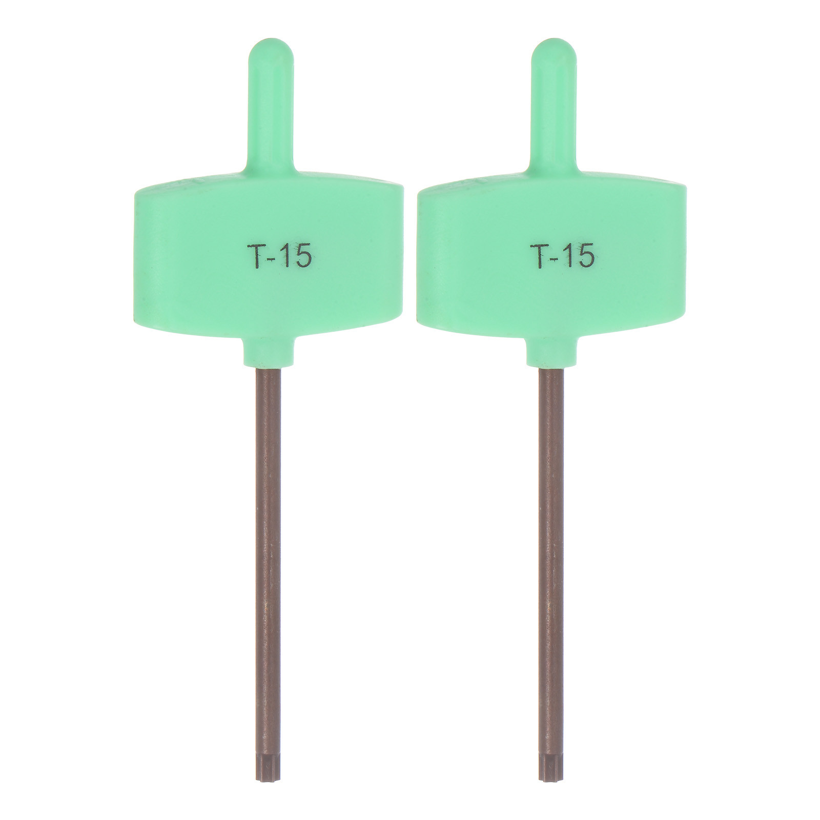 2pcs Torx Screwdriver T15 S2 Flag Type Star Key Wrench for CNC Tool Holder Green