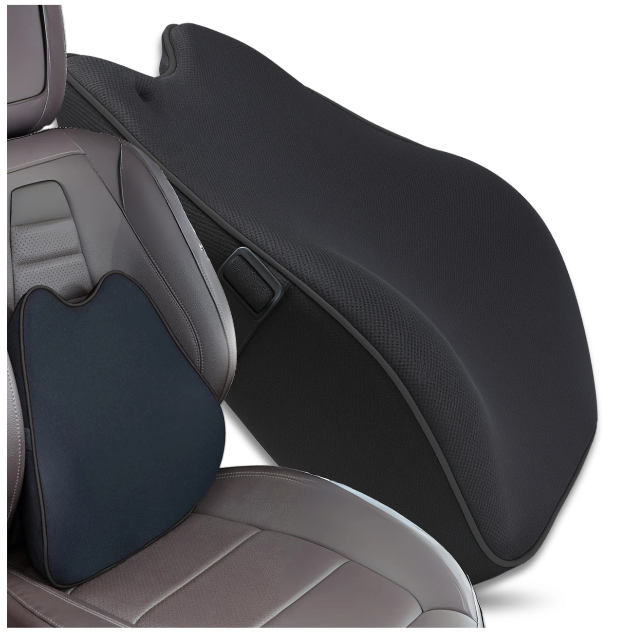 Ergonomisches Autositzkissen mit Memory-Schaum für die Lendenwirbelsäule