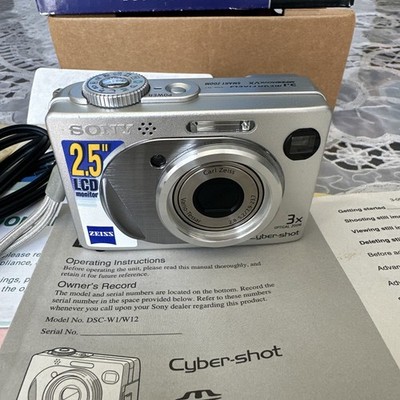 Sony Cyber-shot DSC-W1 5.1MP Digital Camera - Silver for sale