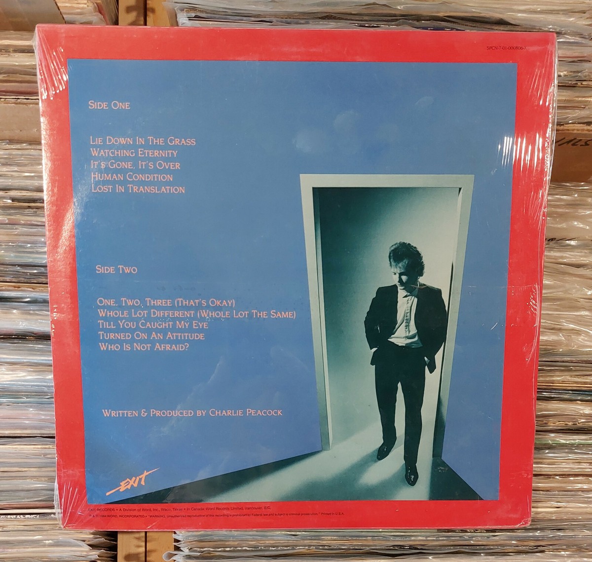 CHARLIE PEACOCK Lie Down IN The Grass 1984 LP NEW FACTORY SEALED 