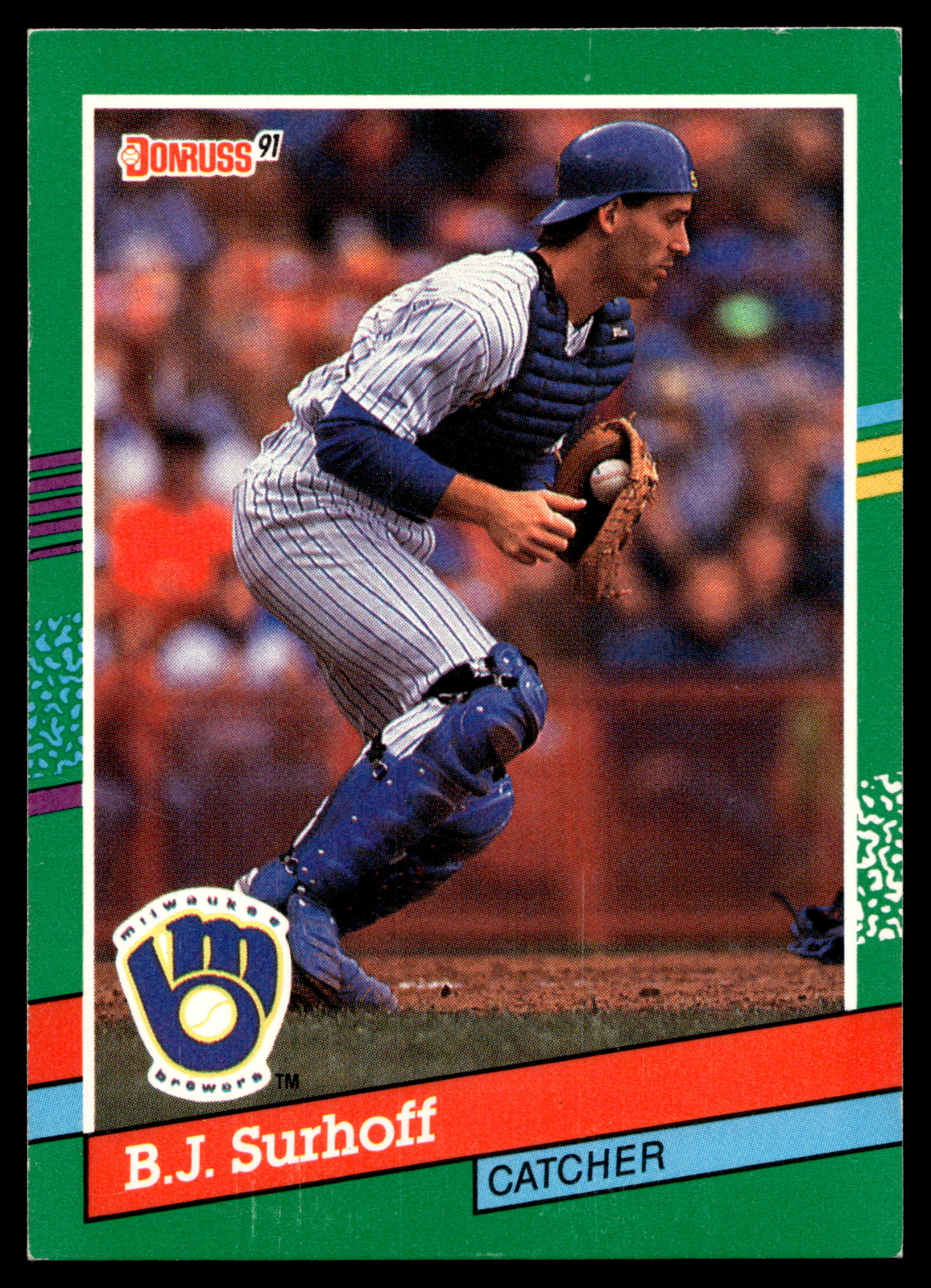 1991 Donruss #460 B.J. Surhoff