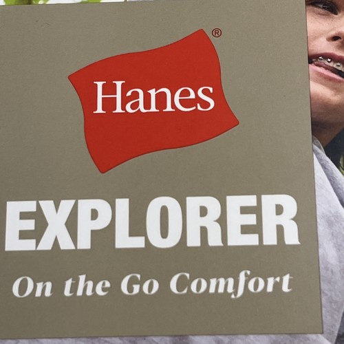 Hanes Explorer 4 Boxer Briefs Boys L 14-16 Contoured Pouch Wicking Odor Control - Picture 7 of 15