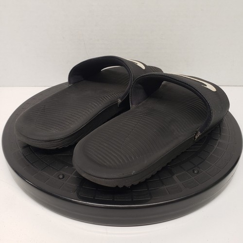 Nike 819352-001 Sandalias Negras Deslizables Unisex Jóvenes Niños Talla 7Y - Imagen 6 de 13