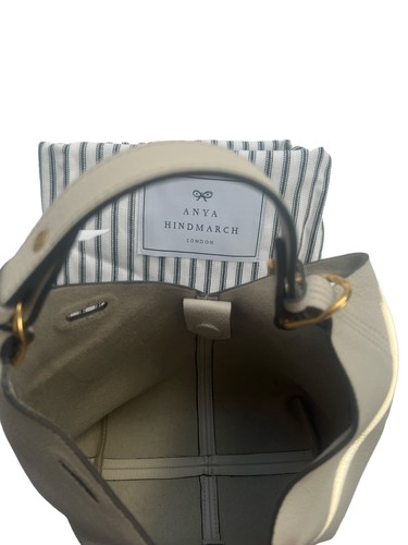 New Anya Hindmarch Mini Build A Bag in Steam + One Extra Fur Strap - Picture 4 of 7