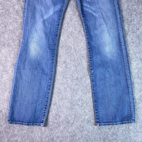 7 For All Mankind Jeans Mens 32x32 Blue Austyn Relaxed Straight Stretch - Picture 5 of 16