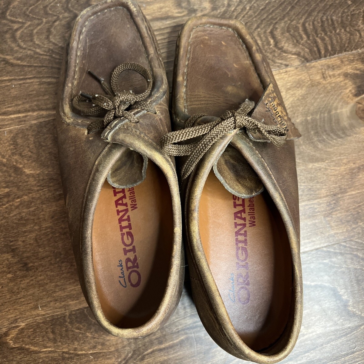 Clarks Originals Wallabee Beeswax Chukka Boots Brown Comfort