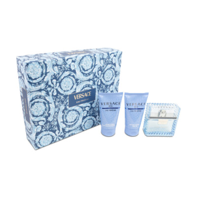 Versace Eau Fraiche 50ml EDT Geschenkset Herrenduft Duschgel & Aftershave