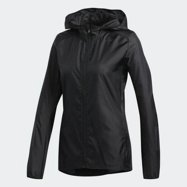 adidas Women s Black Own the Run Response Jacket eBay