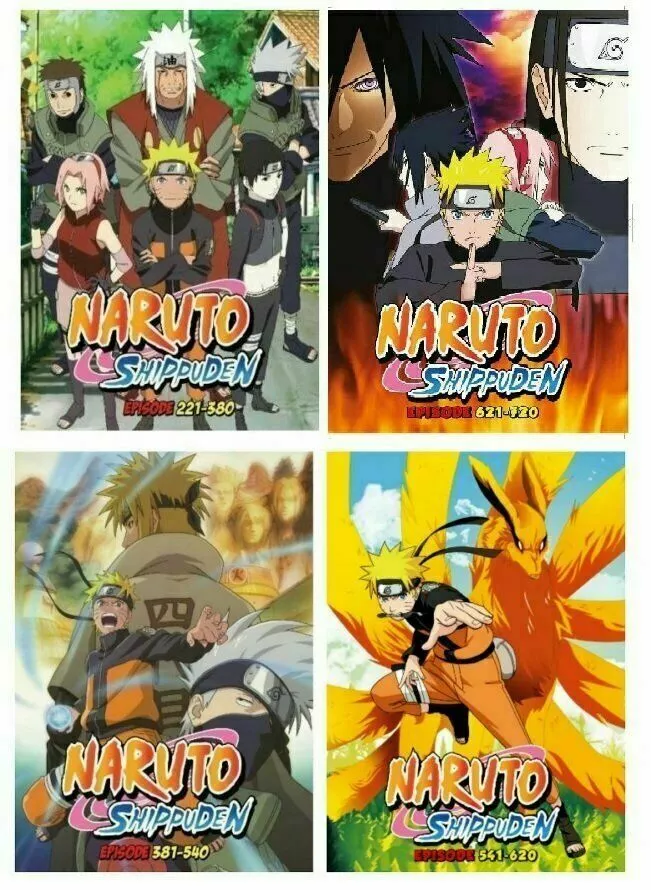 Anime DVD Naruto Shippuden Episode 1 500 Complete ENGLISH