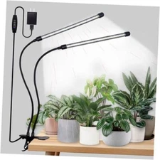 Grow Lights for Indoor Plants - 96 LED Full Spectrum Clip Plant Growing 2 heads