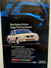 1991 Pontiac Grand Am Sport Sedan Print Ad 1991 Pontiac Grand Am Sport Sedan Print Ad