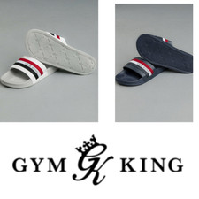 Mens Gym King Clayton Sliders - Grey or Navy