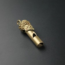 Outdoor Pure Copper Monkey King Whistle Key Ring Pendant Copper Training Whistle