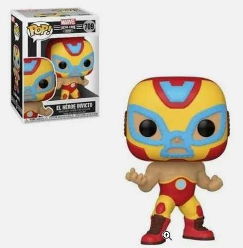 Funko Pop Marvel Lucha Libre Edition 709 El Heroe Invicto Da Collezione
