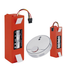 Rot 6500mAh Li-Ionen-Batterie Ersatzbatterie ...