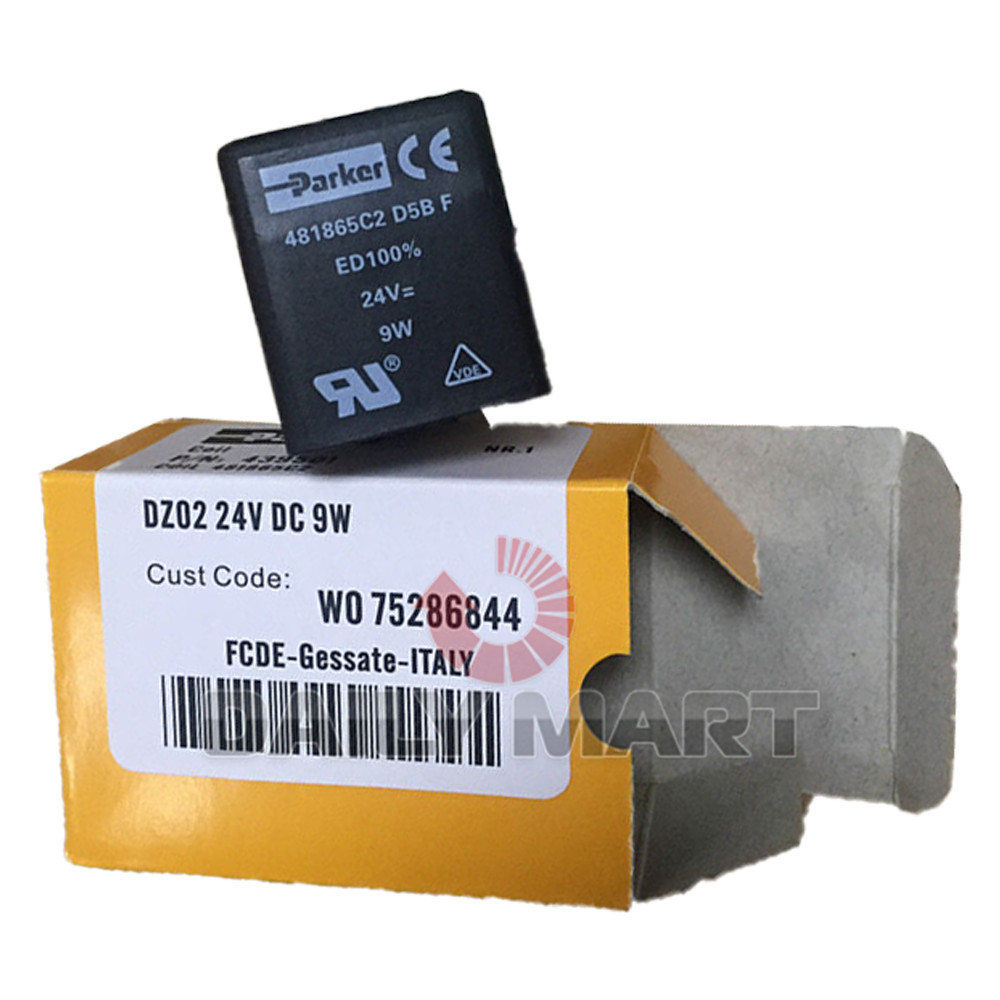 New In Box PARKER 481865C2 Solenoid Valve Coil 24VDC 9W