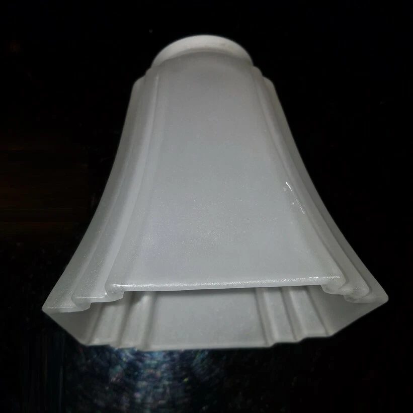 Fluted glass shade deals