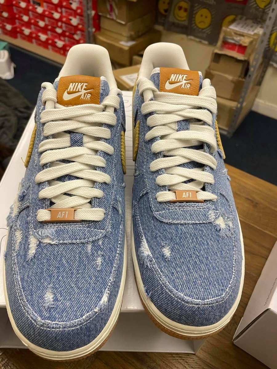 BNIB New Men Nike Air Force Levi's Nike By You ID Denim UK9