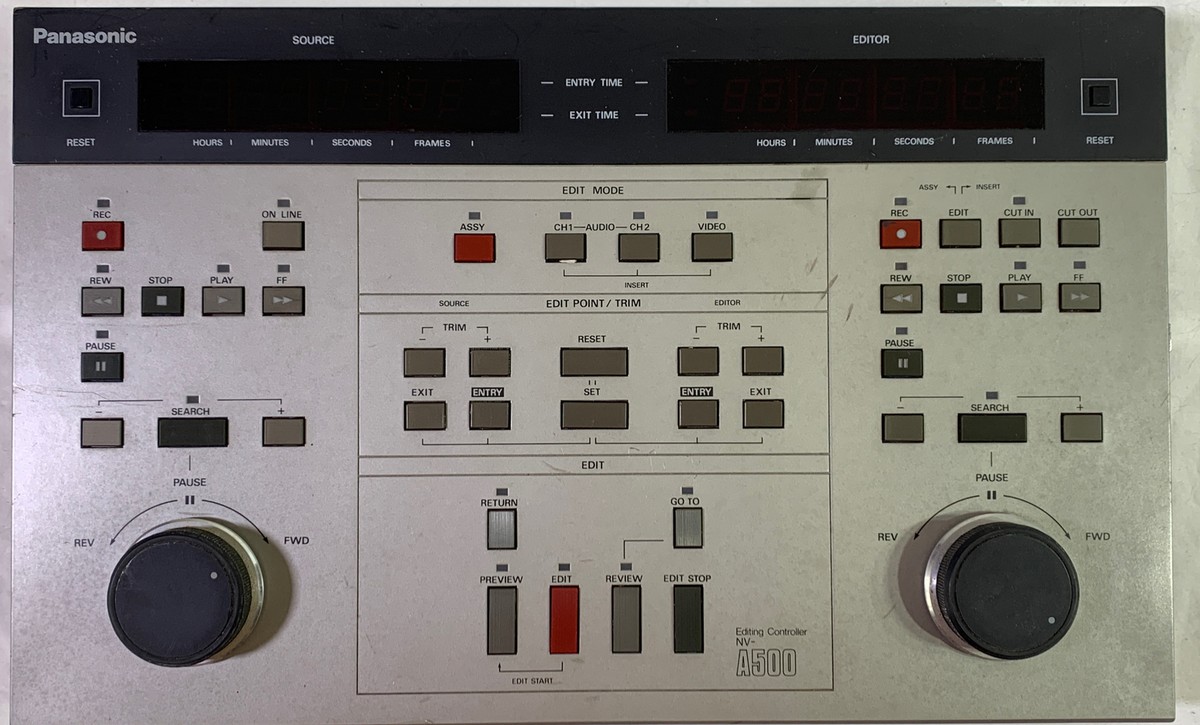 Panasonic NV-A500 Vintage Editing Controller | eBay