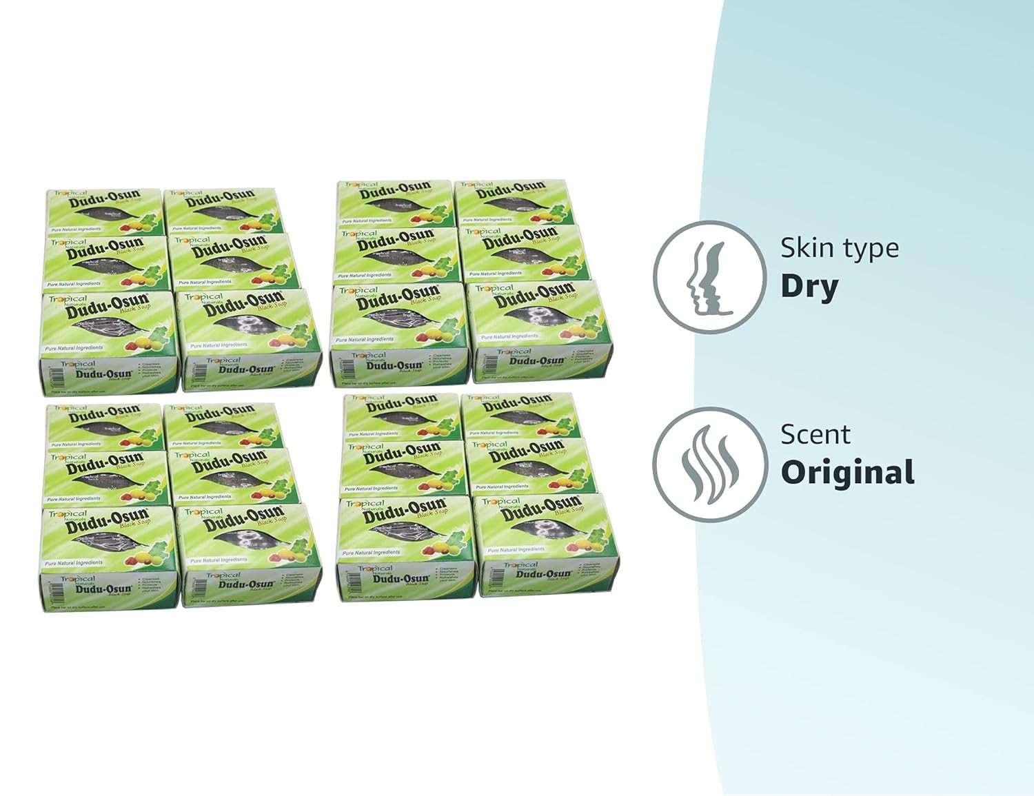 Osun African Black Soap (24 Bars)