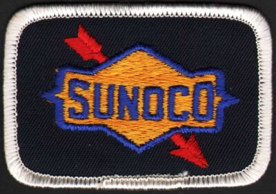 Vintage uniform patch SUNOCO with the arrow logo unused new old stock n-mint+