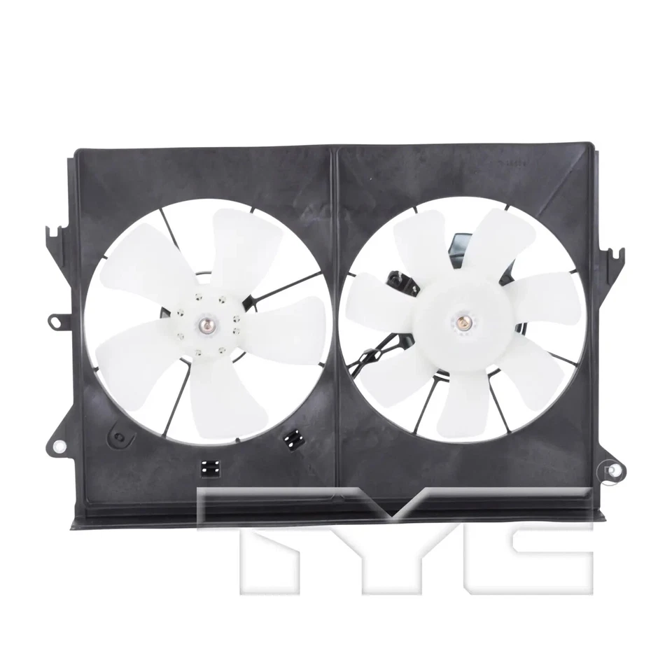 Conjunto de ventilador condensador y radiador doble TYC 621120 para 05-10 Scion tC Foto 2 de 4