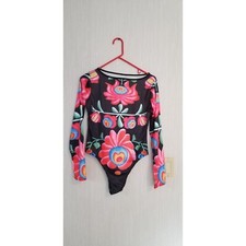 Floral Pink Leotard Small NEW