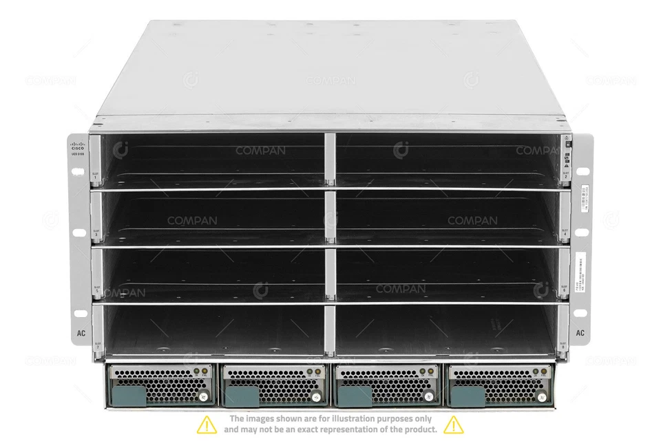 CISCO UCS 5108 8x UCS B200 M4 16x Xeon E5-2620 V4 512GB RAM Rails - Image 2 of 4