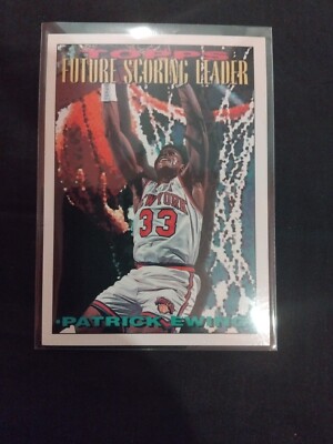 Patrick Ewing 1994 Topps Basketball Future Scoring Leader #390 New York Knicks