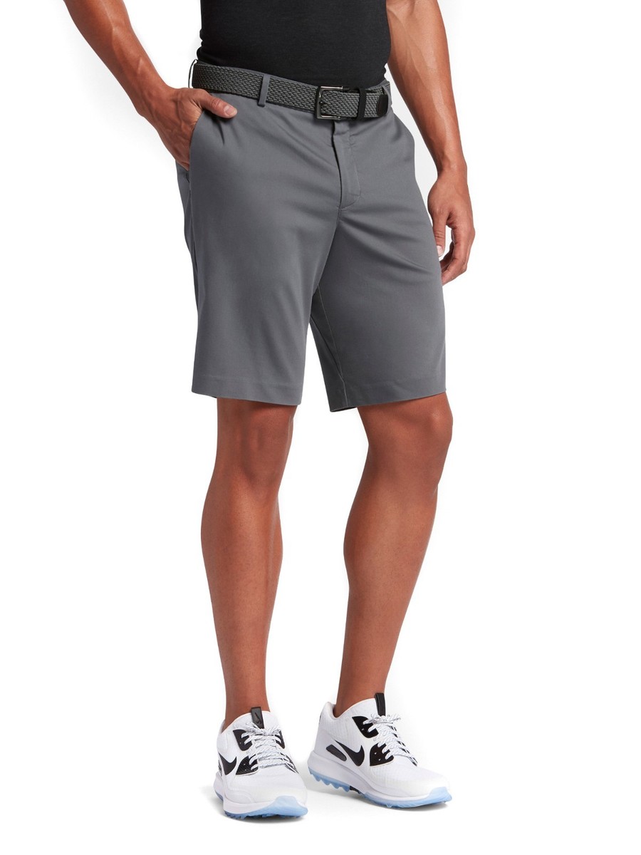 NIKE GOLF MODERN FIT WASHED GOLF SHORTS GREY 833233-021