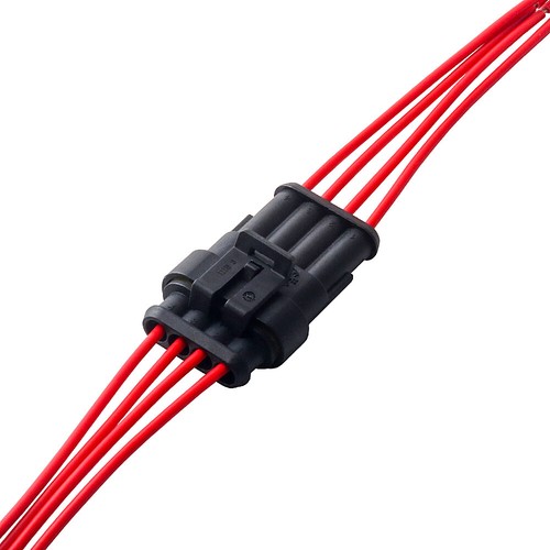 Waterproof Male/Female 2/3/4/5/6-Pin Way Seal Car Electrical Wire Connector Plug - Picture 6 of 17