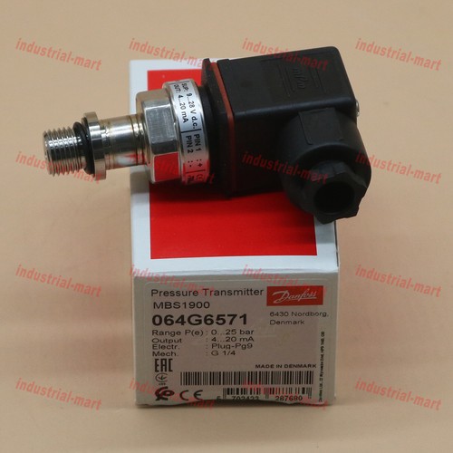 One New For DANFOSS MBS1900 064G6571 Pressure Sensors - Picture 3 of 5