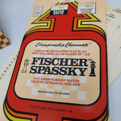 Championship Chess Chessmate Fischer Vs Spassky Strategy