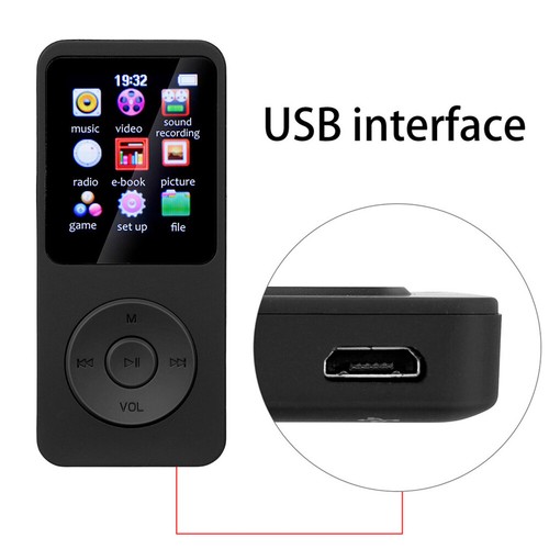 1,8"" Bildschirm Bluetooth MP3 Player Medien FM Radio Recorder HIFI Musikaufnahme - Bild 6 von 11