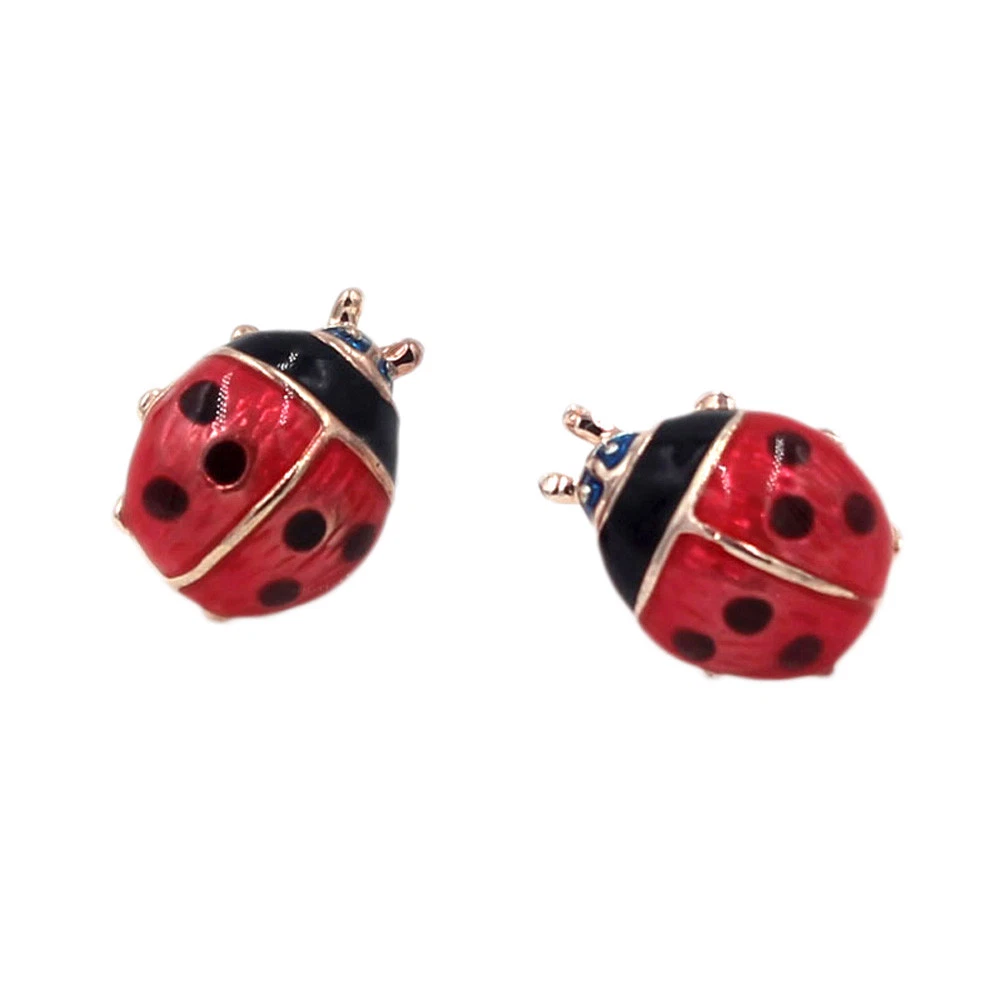 Red Ladybug Earrings - Insect - Lady Bug - Nature Jewelry, New