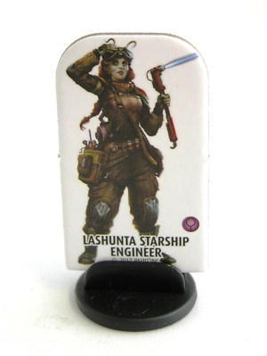 Starfinder Pawns / Tokens - Lashunta Starship Engineer - Core Rulebook