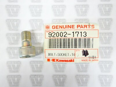 Kawasaki NOS NEW 92002-1713 Socket Bolt 10x17 EX KX KZ VN ZG ZR ZX