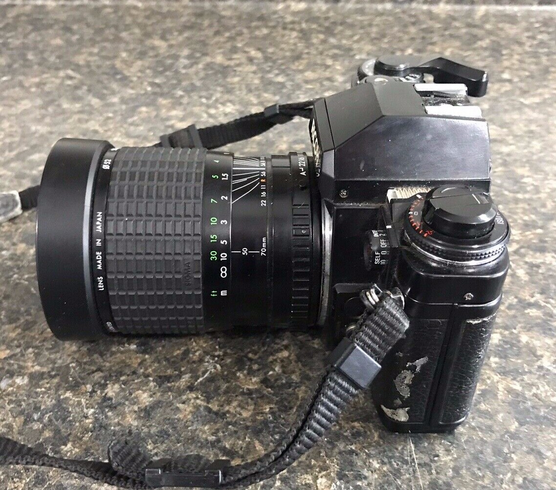 RICOH XR-P Multi-Program 35mm SLR Film Camera w/ Lens & Strap | eBay