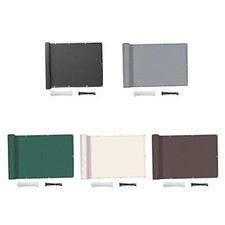 Weatherproof Windscreen Balcony Privacy Screen for Railing Deck Outdoor