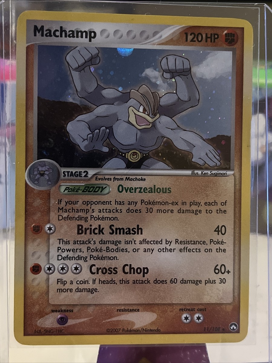 Pokémon TCG Machamp EX Power Keepers 11/108 Holo Holo Rare LP | eBay