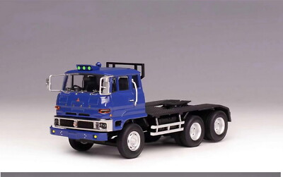 DD Model 1/64 三菱 ふそう FV トランスポーター 1970 DD Models 1/64 Scale Mitsubishi Fuso Truck Car Transporter Blue