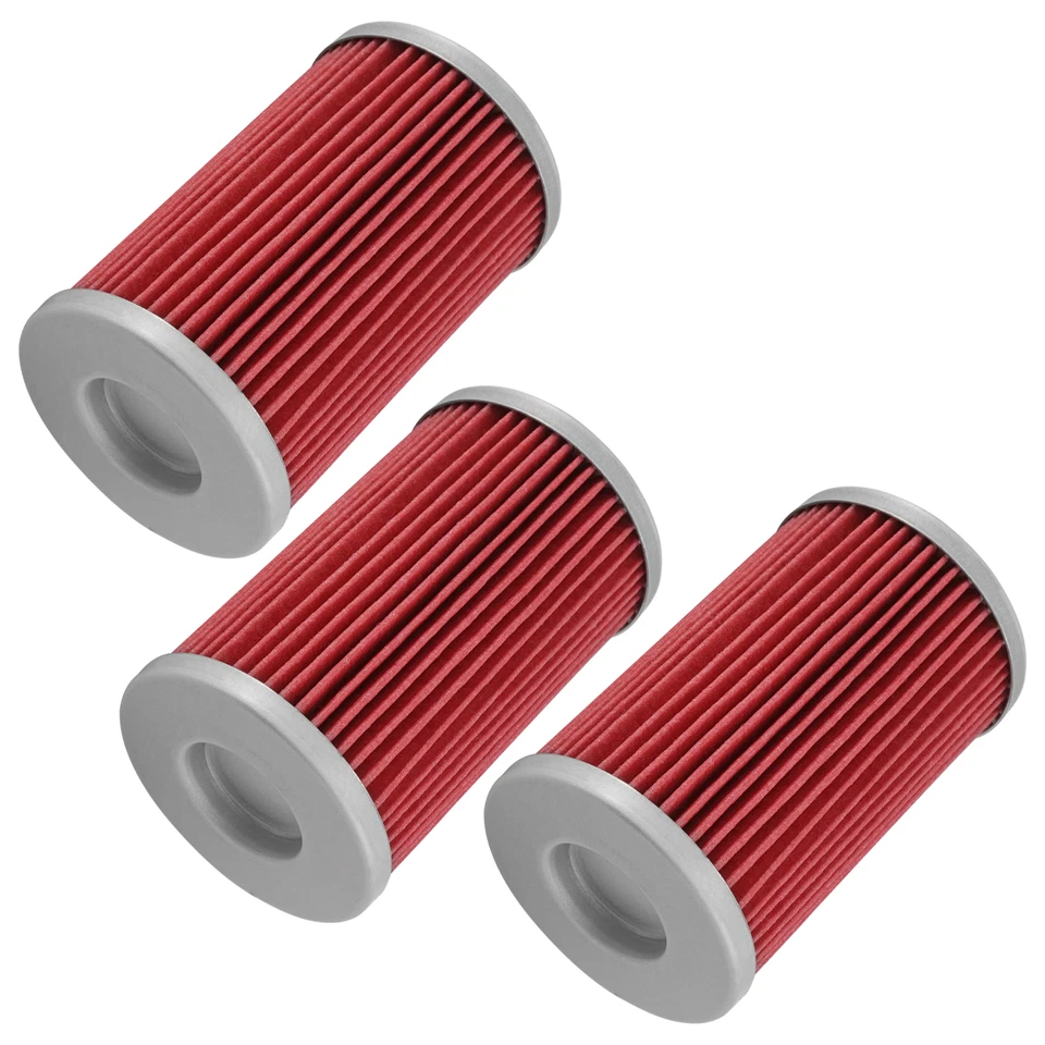 Paquete de 3 filtros de aceite para Polaris Outlaw 450 MXR S 525 IRS 2X4 2008-2011 Foto 3 de 4